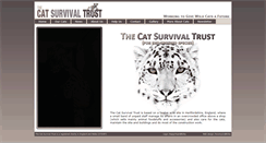 Desktop Screenshot of catsurvivaltrust.org